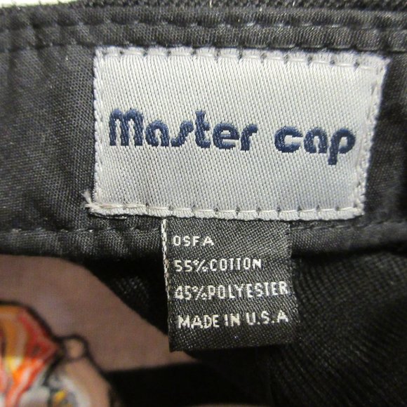 Black Cap USA Flag Eagle Stars  Embroidery Baseball Cap Master Cap - Picture 7 of 9